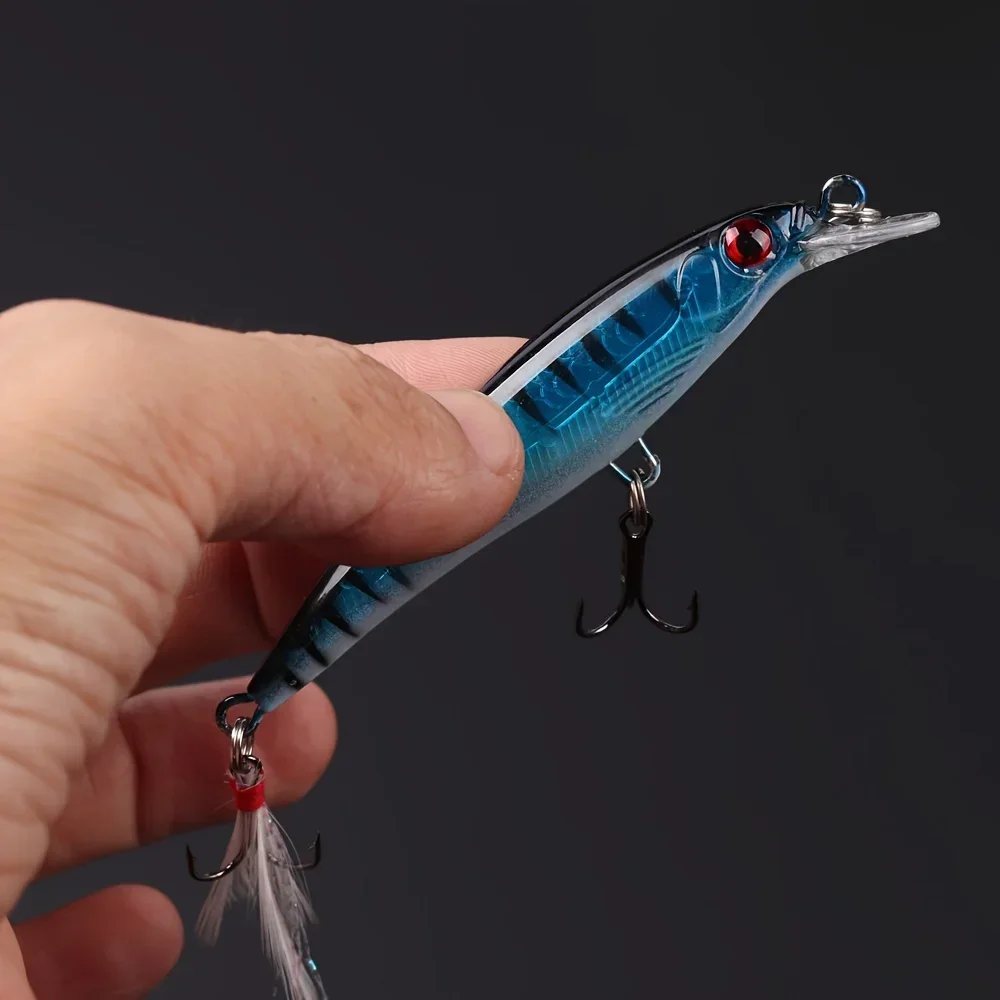 Laser 3D Eyes Bionic Minnow Fi - Fishing Equipment Carp review and price